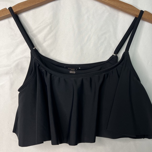 Roxy Surf Essentials Flutter Bikini Top Large black‎ - Picture 1 of 9